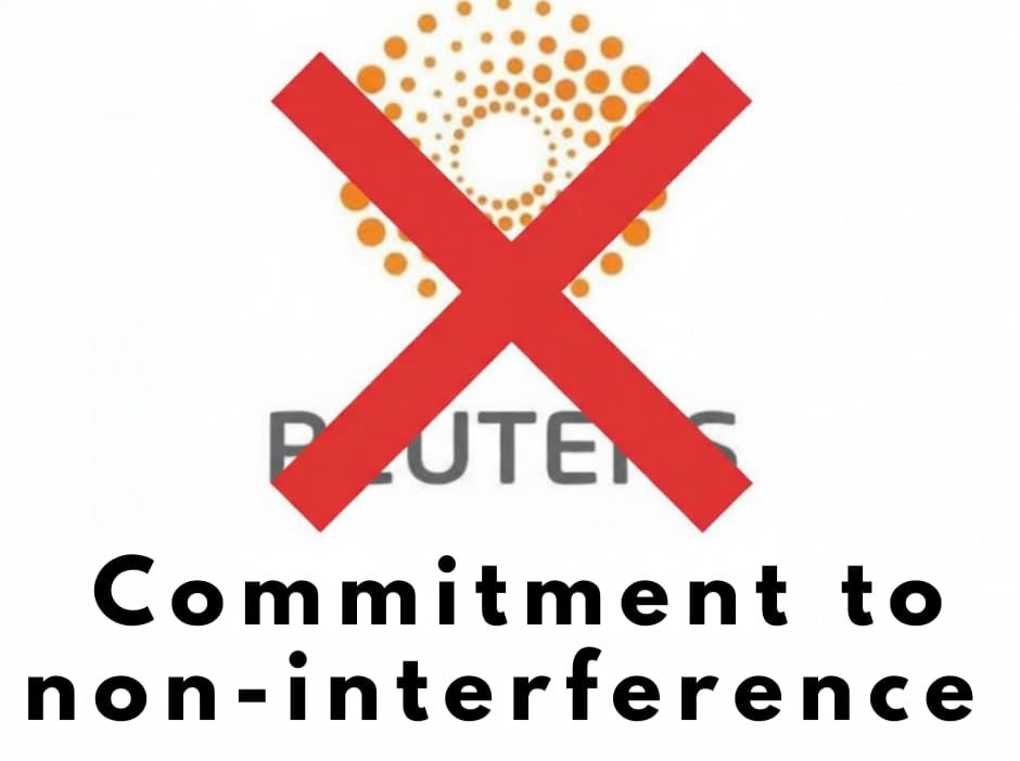 Commitment to non-interference 

#Eth maintains a long-standing position of non-interference in the internal affairs of neighboring states. The claims published by <a href="/Reuters/">Reuters</a> regarding the hosting or training of external forces are false and ignore Ethiopia’s diplomatic history