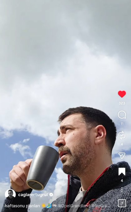 Çağlar ıg post #ÇağlarErtuğrul <a href="/CaglarErtugrul/">Caglar Ertugrul</a> #OpelGrandland #GoGrand @opelturkiye