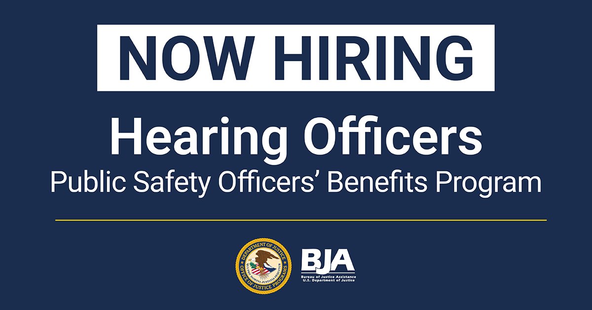 OJPgov's tweet image. #NowHiring PSOB Hearing Officers

Put your legal expertise and judgment to work in a role that supports our community’s public safety officers and their families.

Visit USAJOBS.gov to #ApplyToday

usajobs.gov/job/857184200

#Hiring #DOJCareers #PSOBjobs #FedJobs