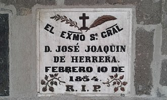 10 de febrero de 1854.- Muere en la Ciudad de México el General José Joaquín de Herrera, quien fuera Presidente de la República en 1844 y 1848. 
Era originario de Xalapa, Veracruz. 
El primer nombre de #PiedrasNegras, #Coahuila, “Nueva Villa de Herrera”, se designó en su honor.