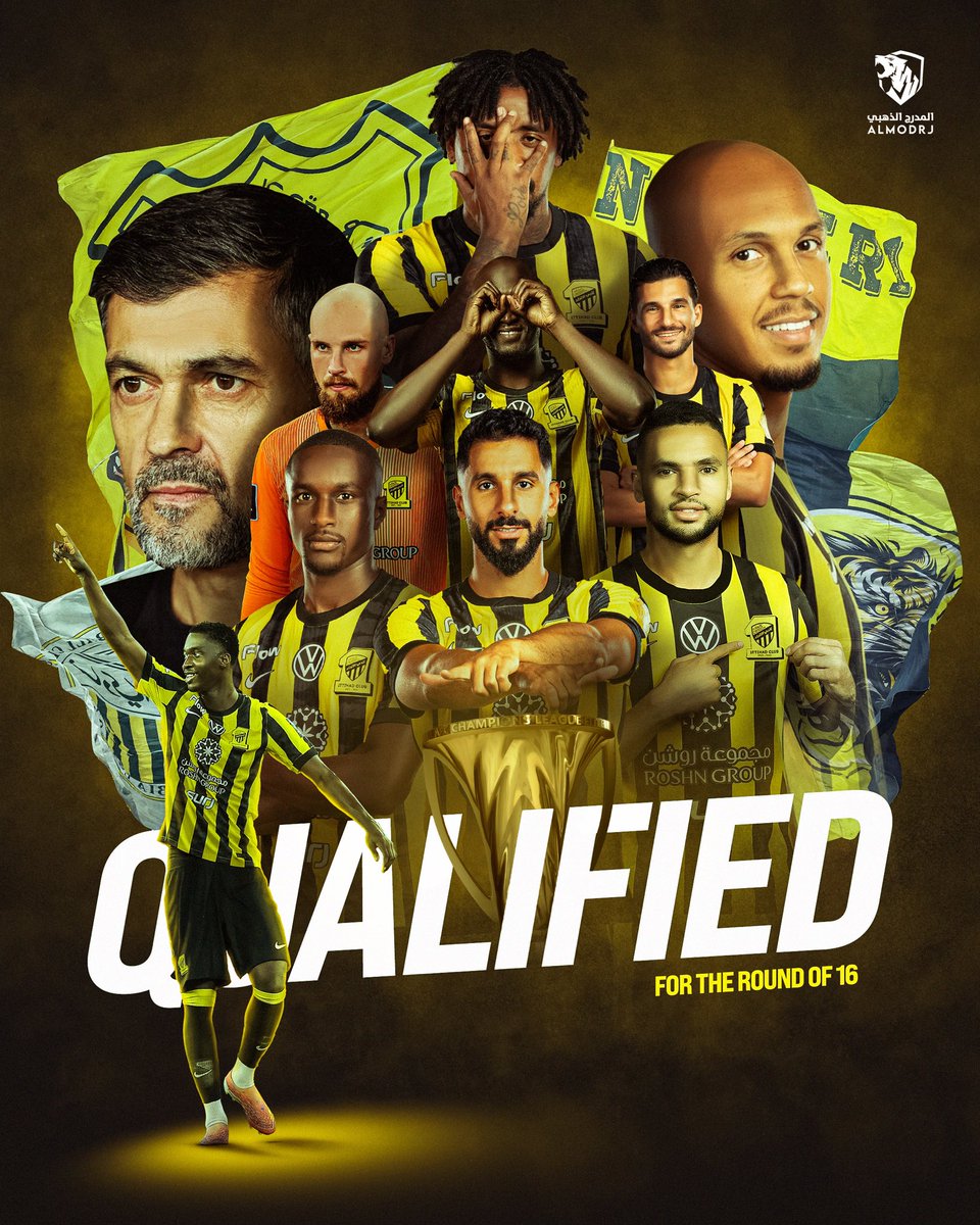 🚨🚨🚨🚨🚨🚨 عاااااااااجل — رسميًا :

أعظم نادي في آسيا نادي #الاتحاد يتأهل لدور الـ16 في بطولة النخبة !🔥

✅✅✅✅✅✅✅✅✅✅✅✅✅✅✅
🟡🟡🟡🟡🟡🟡🟡🟡🟡🟡🟡🟡🟡🟡🟡
⚫️⚫️⚫️⚫️⚫️⚫️⚫️⚫️⚫️⚫️⚫️⚫️⚫️⚫️⚫️