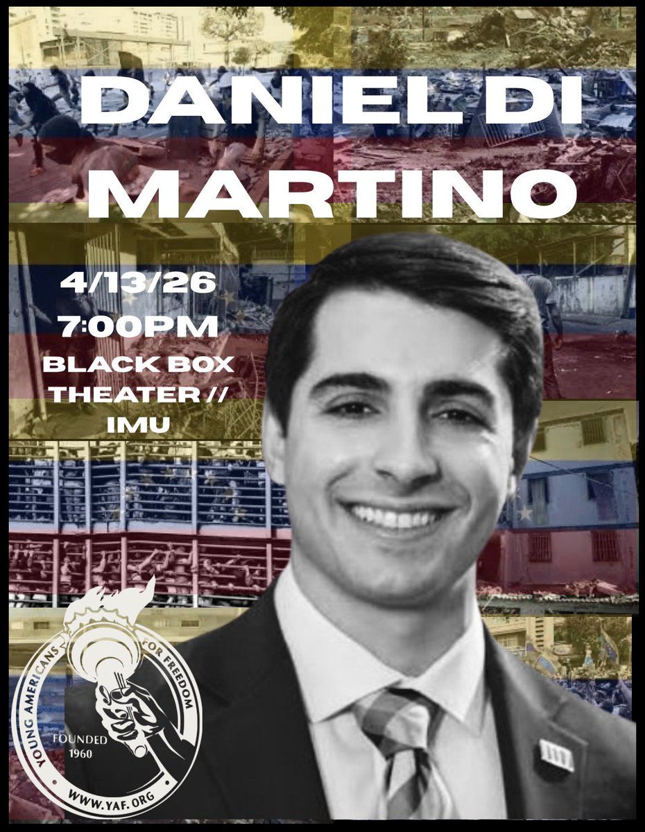 Iowa_YAF's tweet image. *Cue the Ghostbusters theme*

ANNOUNCEMENT: Coming to a venue near you -April 13th at 7pm- IowaYAF is honored to host the one and only @DanielDiMartino