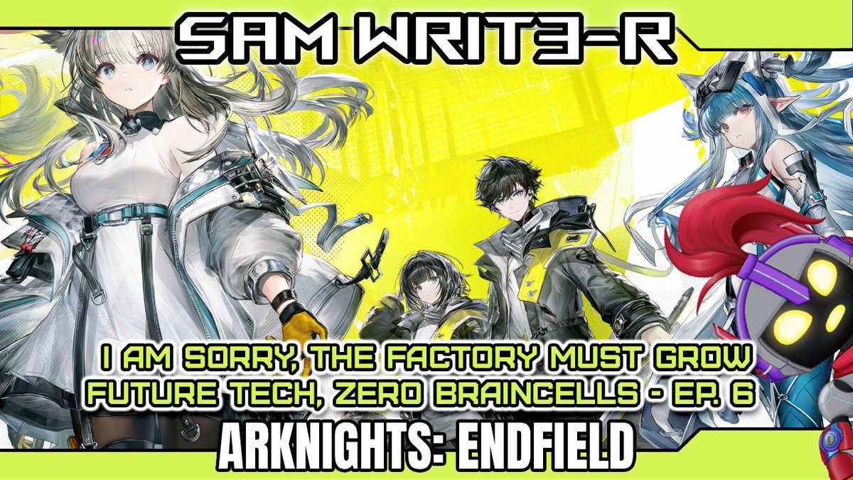 Going Live✨

The factory must grow in Wuling! We continue with Arknights: Endfield. I'm keeping the main story parts for the streams!

I'm enjoying this game a bit too much!🥰
twitch.tv/samwrit3_r