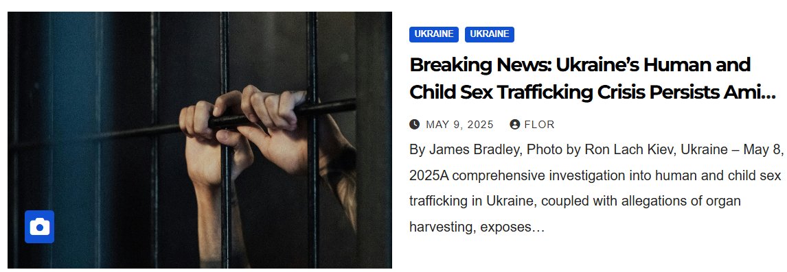 uncensoredbeat's tweet image. uncensoredbeat.com/breaking-news-…
This was also confirmed by our sources in Ukraine who are currently under persecution by the Zelenskyy government.  Read more. #Epstienfile #Zelenskyy #Ukraine️ #HumanTrafficking  @JamesBradleyCA