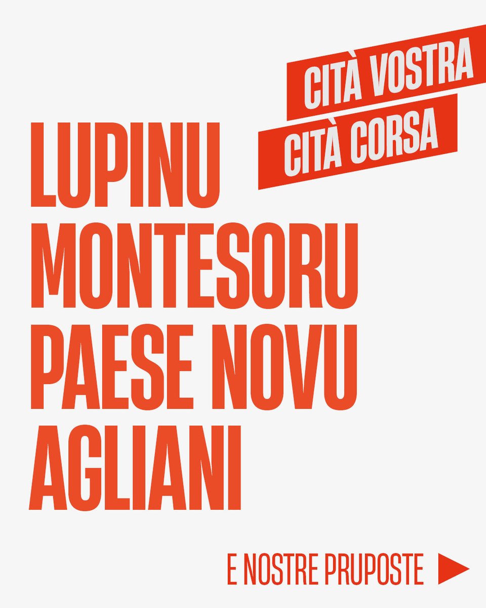 bastia_inseme's tweet photo. Sti quartieri è i so abitanti facenu batte u core di a nostra cità è pè noi, sò una priurità. 

Educazione, servizii publichi, securità, cultura, mubilità… 

Eccu u nostru prugettu pè Lupinu, Montesoru, Paese Novu è l’Agliani ! ✊🏼 https://t.co/wbQ4F2IetR