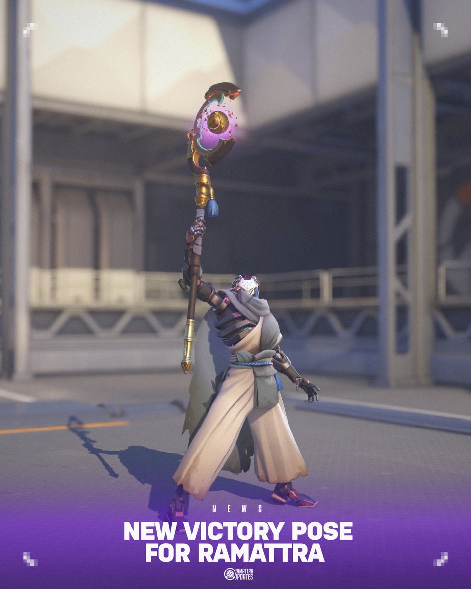 RamUpdatesOW's tweet image. New Victory Pose for Ramattra in #Overwatch!

It is available at Tier 51 of the Free Battle Pass.