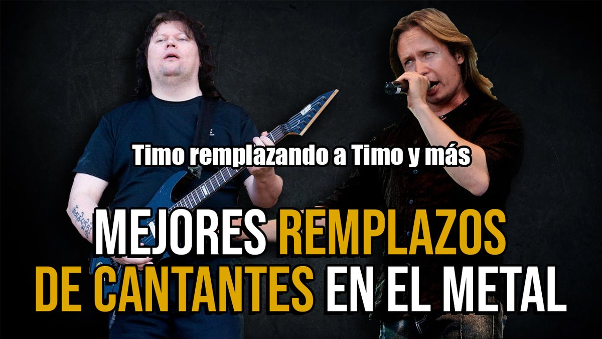 MAÑANA MIÉRCOLES se viene otro listado de los mejores remplazos de cantantes en la historia del Metal, cantantes que con su entrada cambiaron para siempre la carrera de sus bandas ¿qué ejemplos se les viene a la mente? me responden mañana en el video