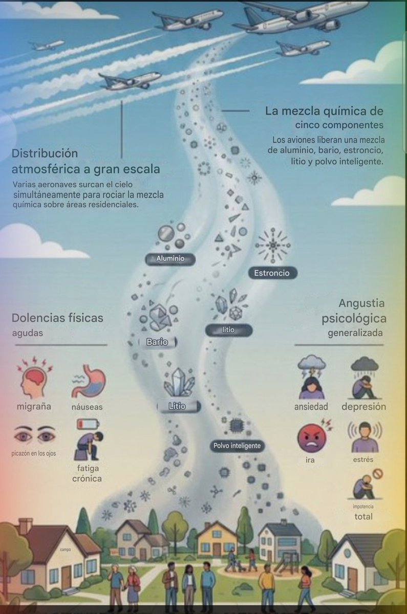 ulises37's tweet image. Esto no es una conspiración y está afectando a todos los organismos vivos de todo el planeta.

La pregunta es ¿por qué los globalistas están haciendo esto? Aparte del hecho de que son pura maldad.