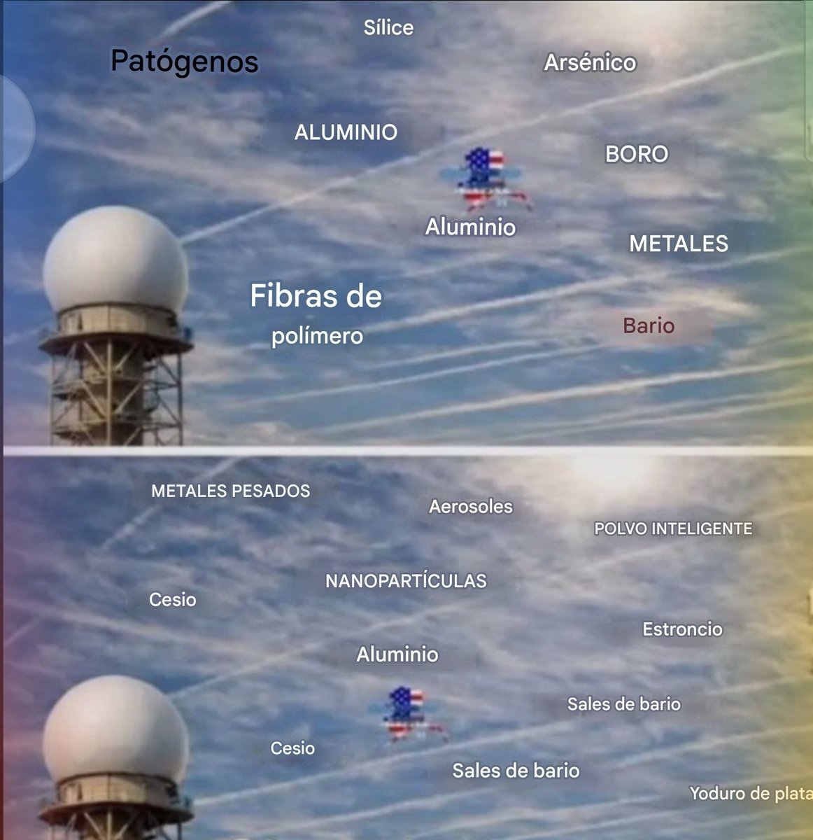 ulises37's tweet image. Esto no es una conspiración y está afectando a todos los organismos vivos de todo el planeta.

La pregunta es ¿por qué los globalistas están haciendo esto? Aparte del hecho de que son pura maldad.