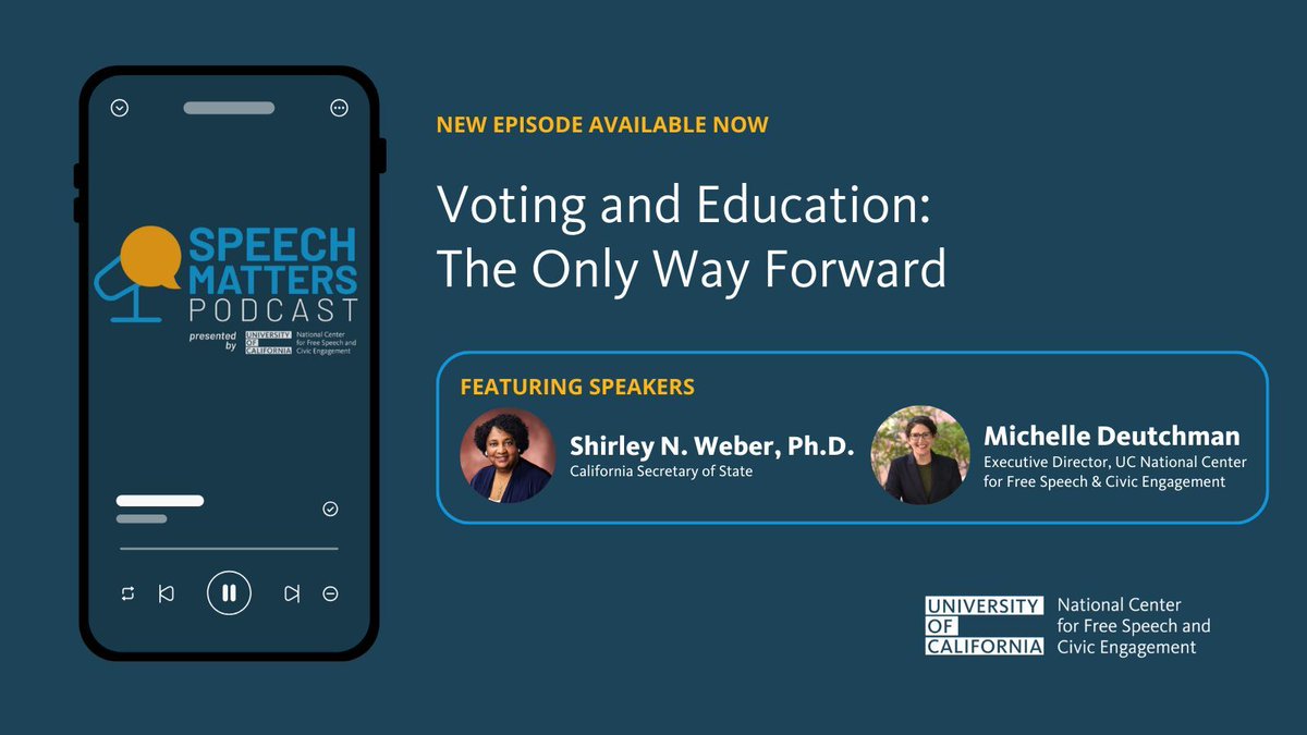 UC Center for Free Speech & Civic Engagement tweet media