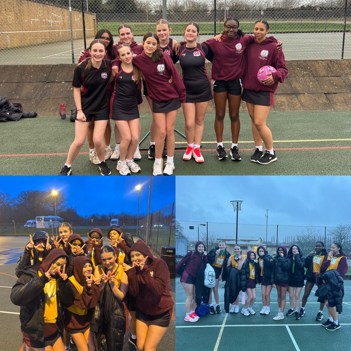 The year 9s played their district tournament this afternoon in the most horrendous weather conditions but this did not stop them playing some brilliant netball. This led to the girls coming 2nd in the district 🥈 👏 Well done, super proud!