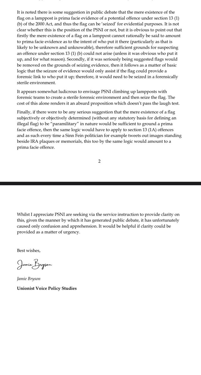 Jamie Bryson tweet media