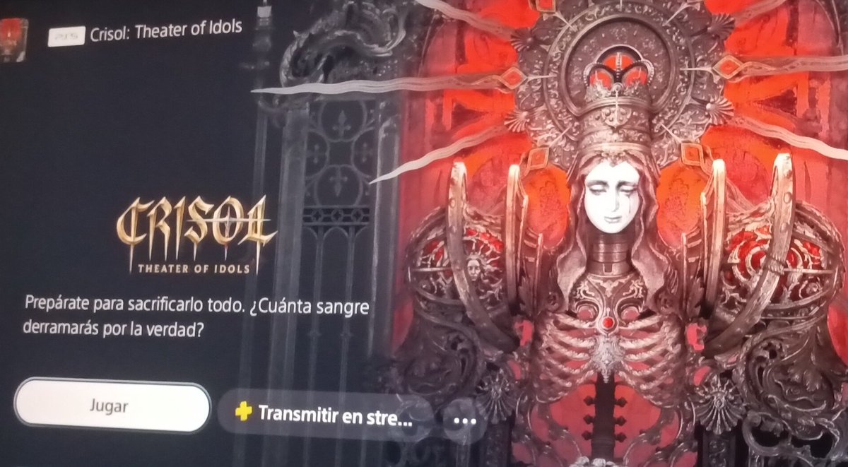 Mucha suerte a todo el equipo tras <a href="/CrisolGame/">Crisol: Theater of Idols | DISPONIBLE AHORA!</a> !!!

Comprado día 1 como prometí y preparando varios reportajes en Videojuerguistas 🙂

Mucho éxito y mis mejores deseos a <a href="/VermilaStudios/">Vermila Studios</a> en un día tan especial 👍🏻