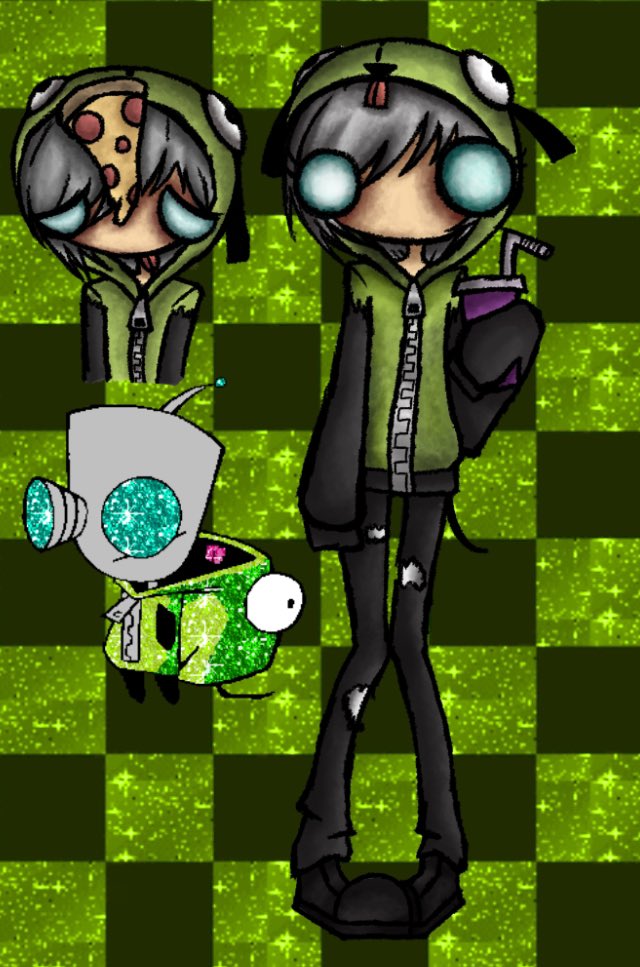 My attempt at a gijinka of sorts
#InvaderZim #Gir