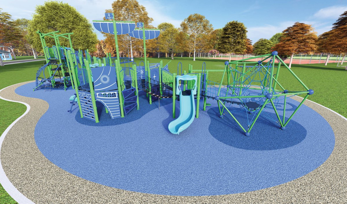 NorCalRec's tweet image. Future project spotlight: Tiburon Peninsula Club 🌟
A new playground designed for ages 5–12 is coming soon to Tiburon, CA! Climbing, sliding, and adventure ahead. Stay tuned!💚💙
#NorCalRec #PlaygroundDesign #FutureProject