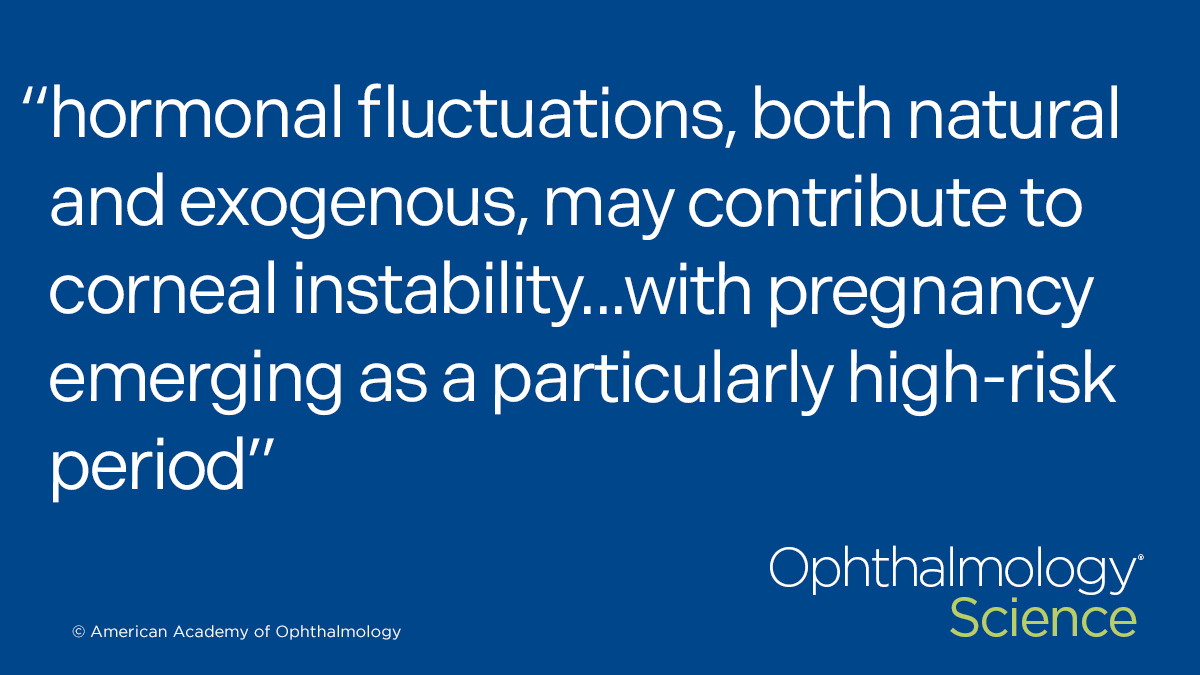 AAOjournal's tweet image. Hormonal modulation: are we missing a systemic component in the etiology of keratoconus?
ow.ly/63bK50Y1Kmf 
#ophthalmology #optometry #cornea
