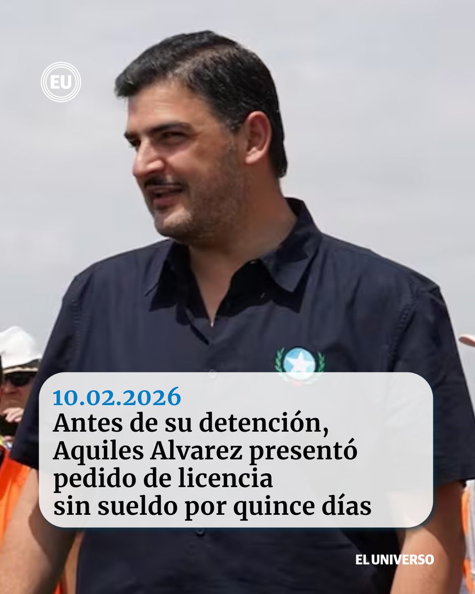 Antes de su detención, #AquilesAlvarez presentó pedido de licencia sin sueldo por quince días. ow.ly/8may50Ycufc