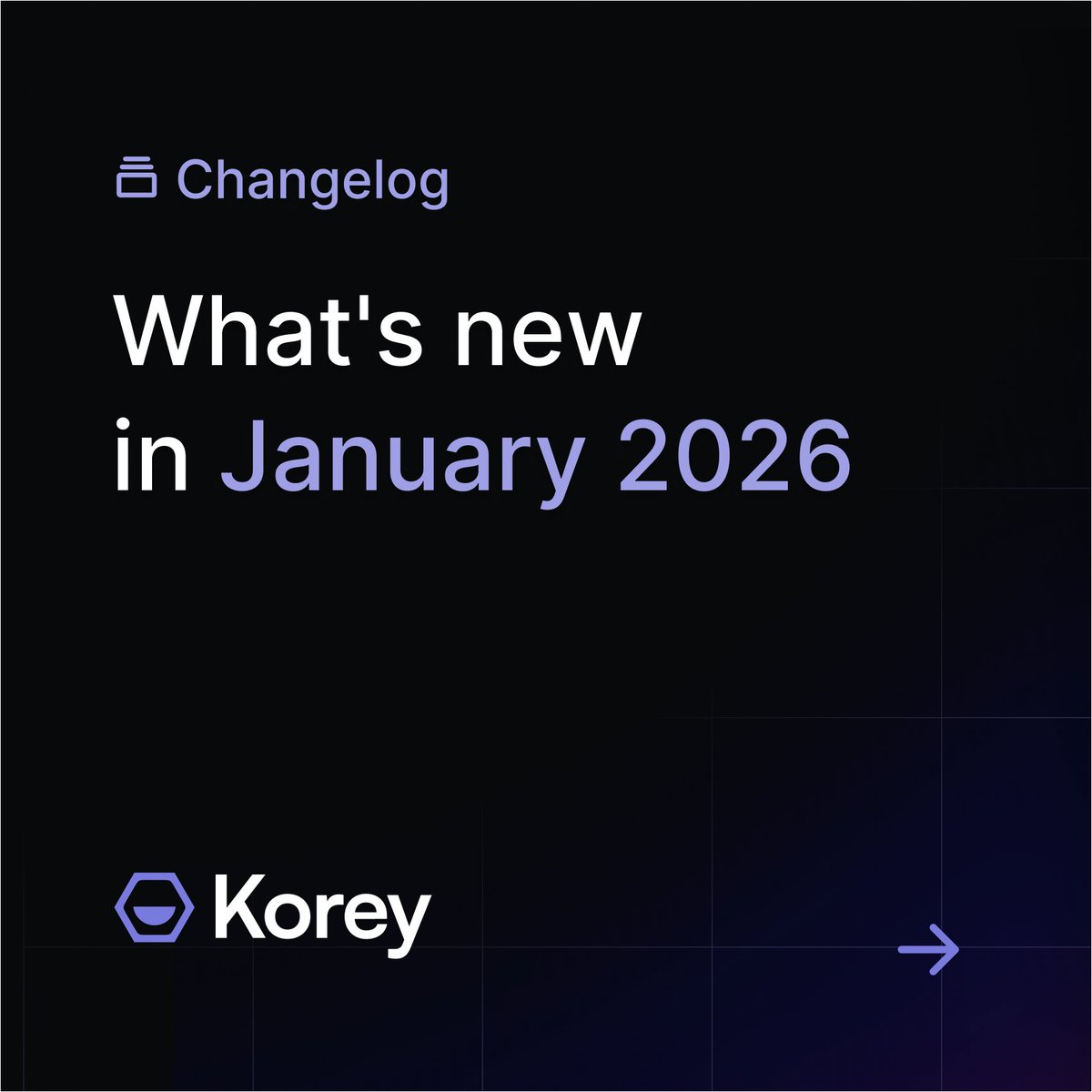 Korey_AI's tweet photo. January Changelog 🚀

- Create Shortcut Docs
- View &amp; manage chats
- Turn files into dev-ready work

All designed to help teams move work forward, not manage it.

See what’s new → https://t.co/45PdyyTd3V https://t.co/IRSFJfrf1h