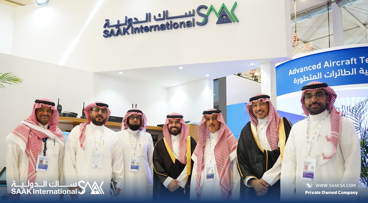 saakcompany's tweet photo. في اليوم الثالث من مشاركة ساك الدولية في معرض الدفاع، استقبل الرئيس التنفيذي لشركة ساك الدولية مشعل بن خالد بن حثلين @mkhethlain، في جناح الشركة، سعادة وكيل وزارة الصناعة والثروة المعدنية @mimgov المساعد للاستثمار الصناعي المهندس فهد الجبيري، حيث اطّلع على خدمات ساك الدولية في مجالات الإلكترونيات الدقيقة، وحلول التصميم والتصنيع، والصيانة والإصلاح، إضافة إلى إمكانيات الشركة في دعم مسارات توطين التقنيات ونقل المعرفة ضمن القطاعات الدفاعية والتقنية.

وخلال الزيارة، استعرض فريق ساك الدولية قدرات الشركة التشغيلية، وإمكاناتها في تنفيذ المشاريع المتخصصة، ودورها في تعزيز المحتوى المحلي وبناء سلاسل إمداد وطنية قادرة على تلبية المتطلبات الفنية للجهات العسكرية والأمنية.

كما استضاف جناح ساك الدولية عددًا من الوفود والشخصيات العسكرية والقيادات من جهات محلية ودولية، حيث جرى تبادل النقاشات حول فرص التعاون، وبحث مجالات التكامل الصناعي الممكنة، بما يسهم في دعم مستهدفات التطوير التقني والصناعي في القطاع الدفاعي.

On the third day of SAAK International’s participation in the defense exhibition, Mishal bin Khalid bin Hethlain @mkhethlain, Chief Executive Officer of SAAK International, received Eng. Fahad AL Jubairy, Assistant Deputy Minister for Industrial Investment at the Ministry of Industry and Mineral Resources @mimgov, at the company’s pavilion. During the visit, he was briefed on SAAK International’s services in precision electronics, design and manufacturing solutions, and maintenance and repair, in addition to the company’s capabilities in supporting technology localization pathways and knowledge transfer within the defense and advanced technology sectors.
During the visit, the SAAK International team showcased the company’s operational capabilities, its capacity to execute specialized projects, and its role in strengthening local content and building national supply chains capable of meeting the technical requirements of military and security entities.

The SAAK International pavilion also hosted a number of military delegations and senior leaders from local and international organizations, where discussions were held on cooperation opportunities and potential areas of industrial integration, contributing to the achievement of technical and industrial development objectives within the defense sector.

#ساك_الدولية #وزارة_الصناعة_والثروة_المعدنية
#الاستثمار_الصناعي #توطين_الصناعة
#الصناعات_الدفاعية
#معرض_الدفاع
#التكامل_الصناعي

#SAAKInternational #MinistryOfIndustry
#IndustrialInvestment #IndustryLocalization
#DefenseIndustry
#WorldDefenseExhibition
#IndustrialIntegration
#WDS2026
#TheFutureOfDefenseIntegration