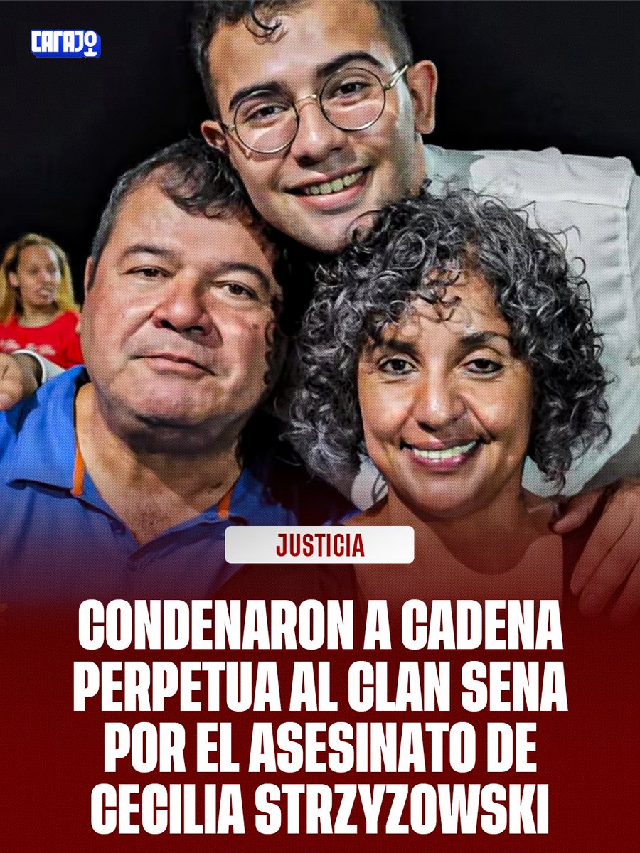 PERPETUA AL CLAN SENA ⚖️

La jueza Dolly Fernández condenó a la pena máxima a los Sena, punteros políticos ligados a Jorge Capitanich ex gobernador de la provincia, por el crimen de Cecilia Strzyzowski.

Se hizo justicia en Chaco.