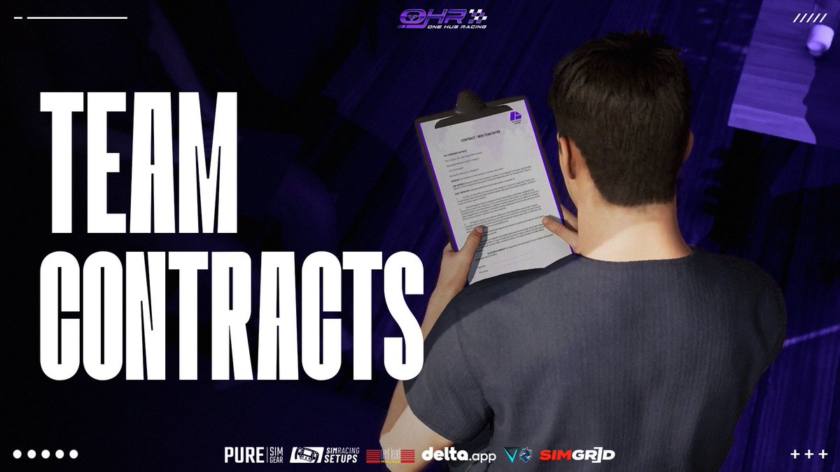 OneHubRacing's tweet photo. TEAM CONTRACTS π¬
Applications Now Open β
S28 Drivers can apply NOW on Discord!
WATCH πΊ https://t.co/OnkPHdaMAz
Our two minute video tutorial explaining how to get a contract with one of the teams for the upcoming season β³
#TeamContracts https://t.co/NeVY6WqFWD