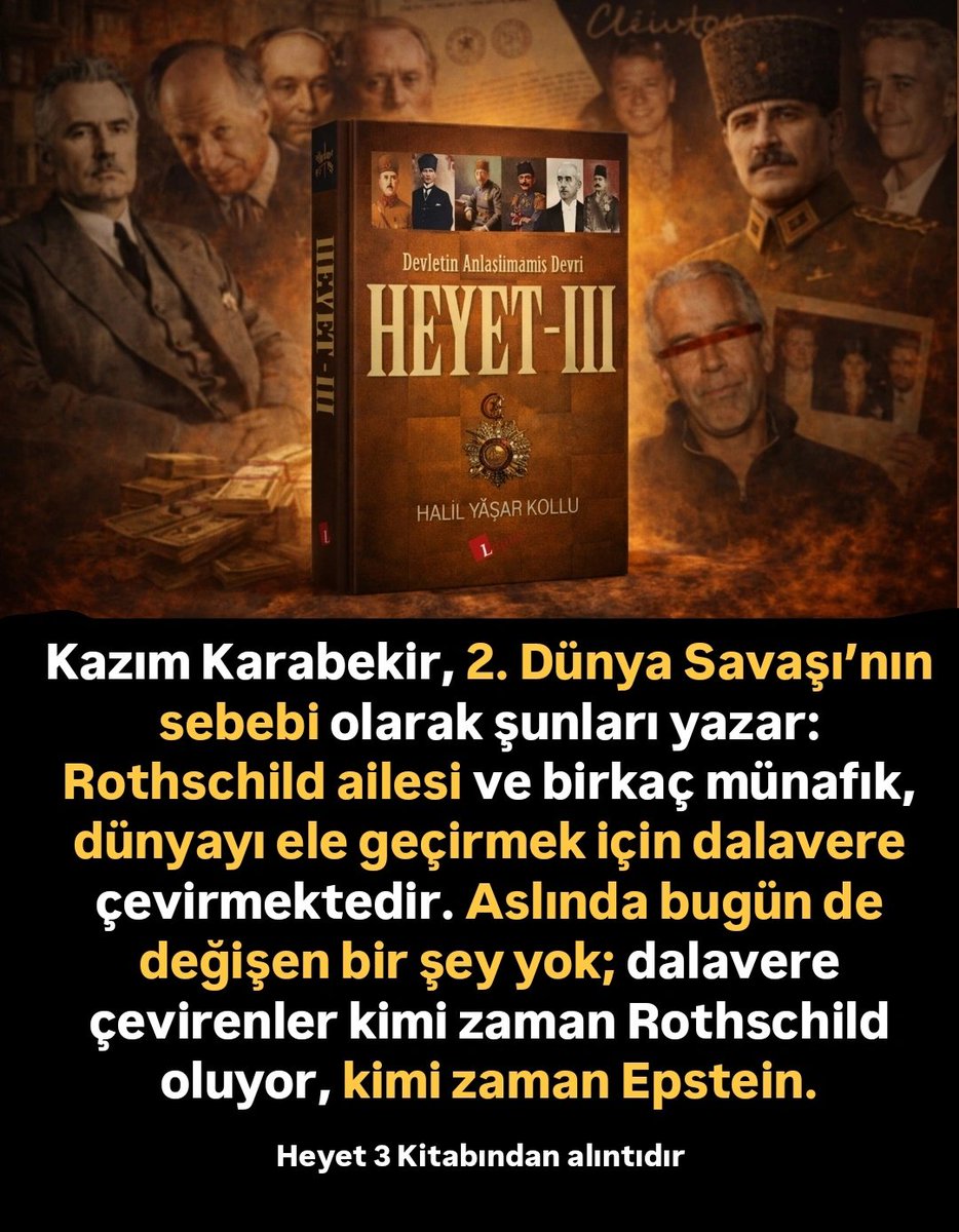 HykolluResmi's tweet photo. O zamanlar Kazım Paşa'ya belki komplocu demişlerdi. Ancak gerçek, dün de değişmedi, bugün de. Dalavere çevirmek için savaş çıkaran, kötülük yapan gruplar her zaman var. https://t.co/rLo95zb9zc