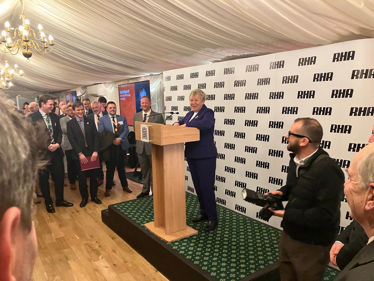 RHANews's tweet photo. Our #RHAParliamentaryReception is underway. A big thanks to @antoniabance our event sponsor for helping us make this evening happen.
 
The key theme tonight is driver welfare as we showcase our new Guide to Maintaining Driver Health. We encourage all operators to grab a copy in the link.

We've heard from our Chair, @chiefymc on the importance of hauliers, coach and van operators for driving economic growth, @Mather_Keir on the Government's support for our sector, and our APPG chair, @RachelTaylorMP on her work tackling freight crime.

Drivers deserve to feel supported – a key theme for tonight’s event. And that's why we're asking MPs and peers to sign our open letter to the Prime Minister calling for more safe and secure parking, and better quality rest facilities.

https://t.co/PlpUPU4F44