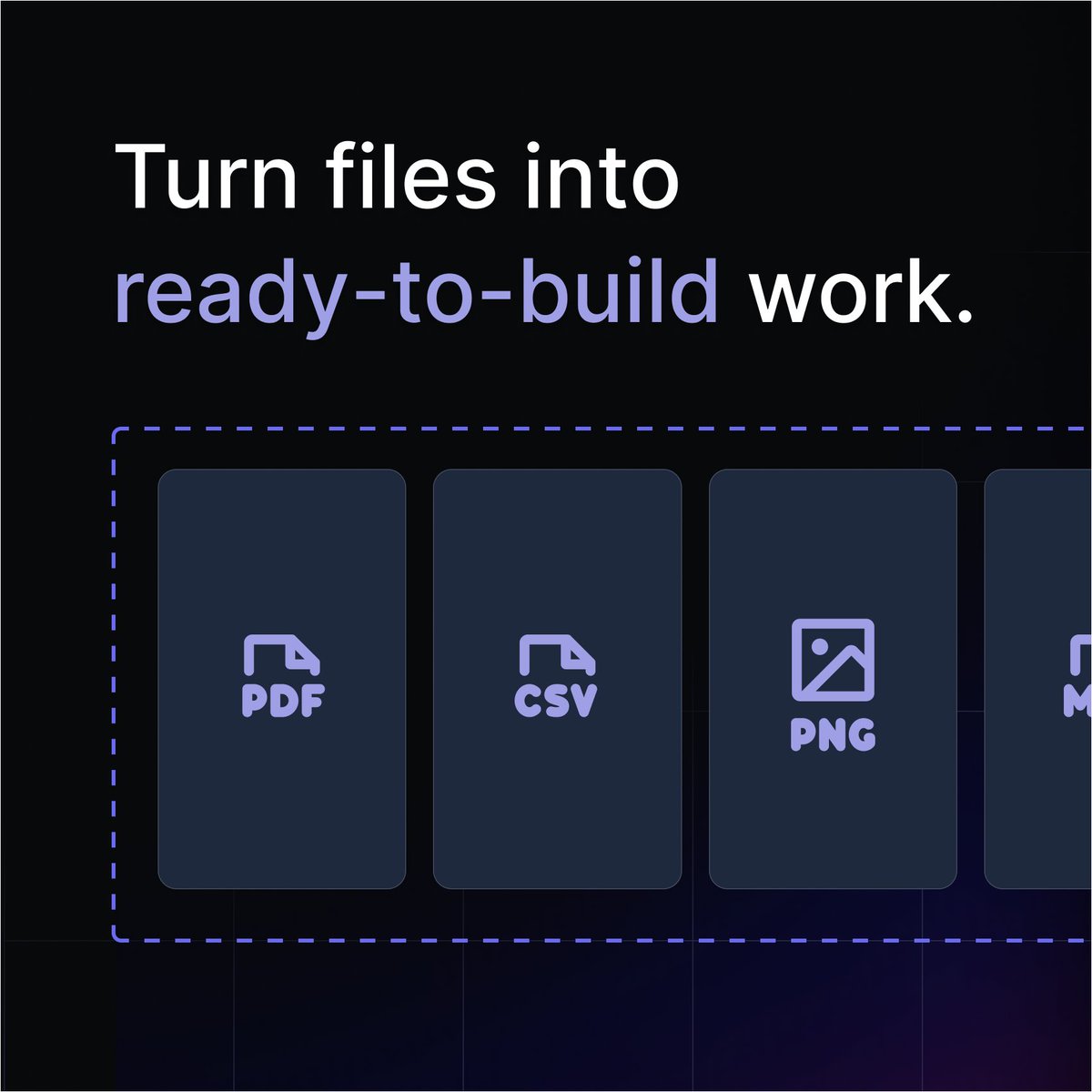 Korey_AI's tweet photo. Upload PDFs, CSVs, images, and more. Korey turns them into structured, dev-ready work your team can actually use. https://t.co/ktpaWpn5Ip