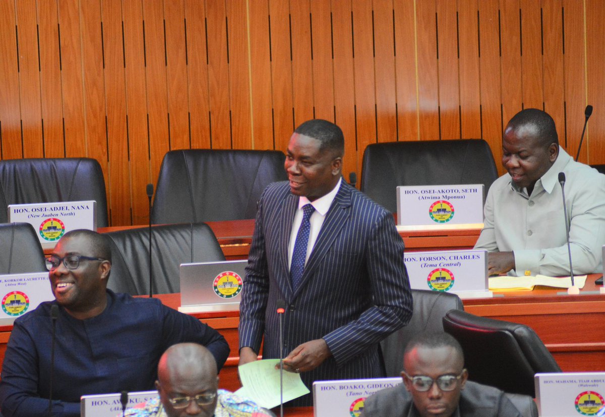 gboakogh's tweet photo. It feels good to be back in Parliament for the Second Session of the Ninth Parliament, representing the good people of Tano North and continuing to serve Ghana.
#ChristIsTheReason https://t.co/HtQGOyomvP