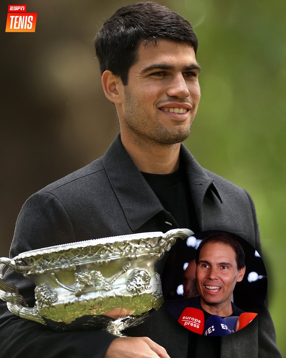 "Alcaraz no es ninguna promesa. Tiene siete Grand Slams, ya es una leyenda de nuestro deporte. Si piensas en los grandes jugadores históricos de Grand Slams, no hay tantos que tengan siete. Así que, de promesa, nada"

🗣️ Rafael Nadal