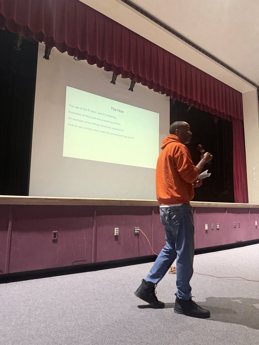 Staff training on cultural sensitivity at Dearborn High School.