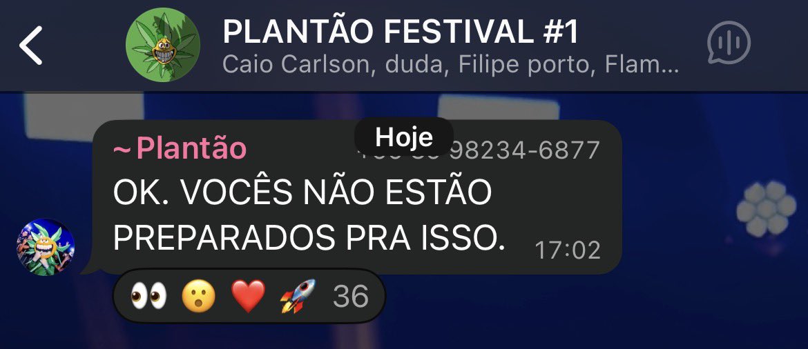 Se for promoção de ingresso eu vou fumar esse plantão até o talo