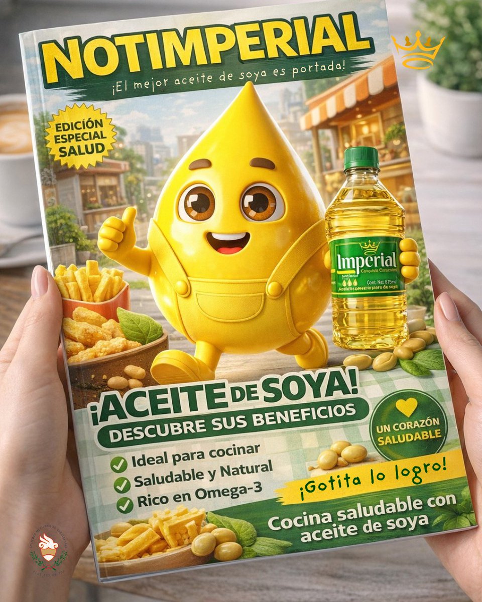 aceiteimperial's tweet photo. Una gota puede cambiarlo todo.
#DecisionesQueSuman #CocinaConIntención #VidaCotidiana #EleccionesInteligentes #FoodLifestyle #LoSimpleImporta #MarcaQueInspira #DescubreImperial #revista #magazine #oil #aceite #soya #beneficios #gotita #viral #fyi https://t.co/Tfj3wDqYrK