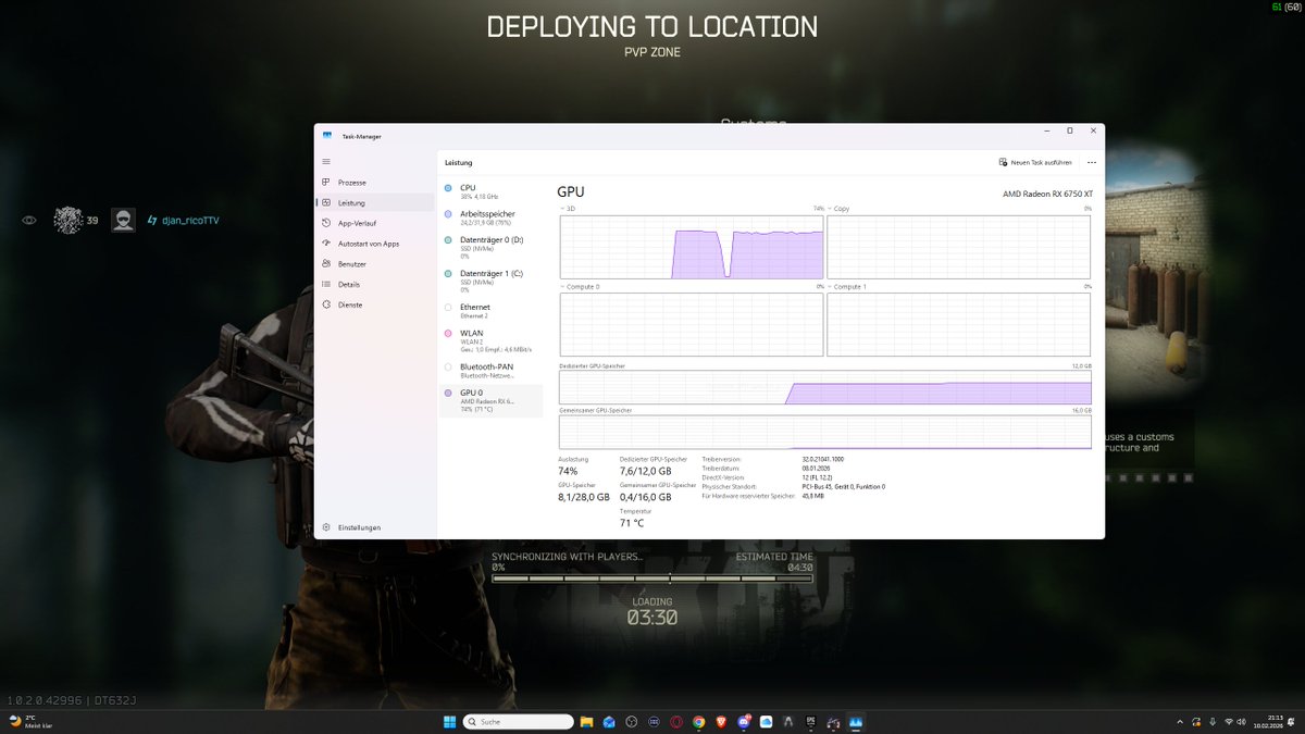 djan_rico's tweet photo. @tarkov the performance got worse for me. https://t.co/zqRjVXVZ8X