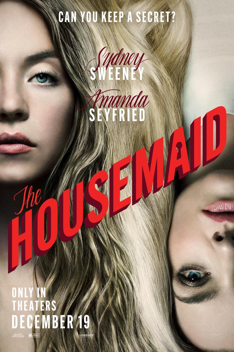 Nelius72's tweet photo. "The Housemaid"(Paul Feig, 2025)
Una joven con un pasado complicado comienza a trabajar como asistenta en la lujosa casa. A medida que se adentra en la vida de la familia, descubrirá secretos oscuros que pondrán en peligro su seguridad.🟡6/10🟡 https://t.co/Agqn4sqW7r