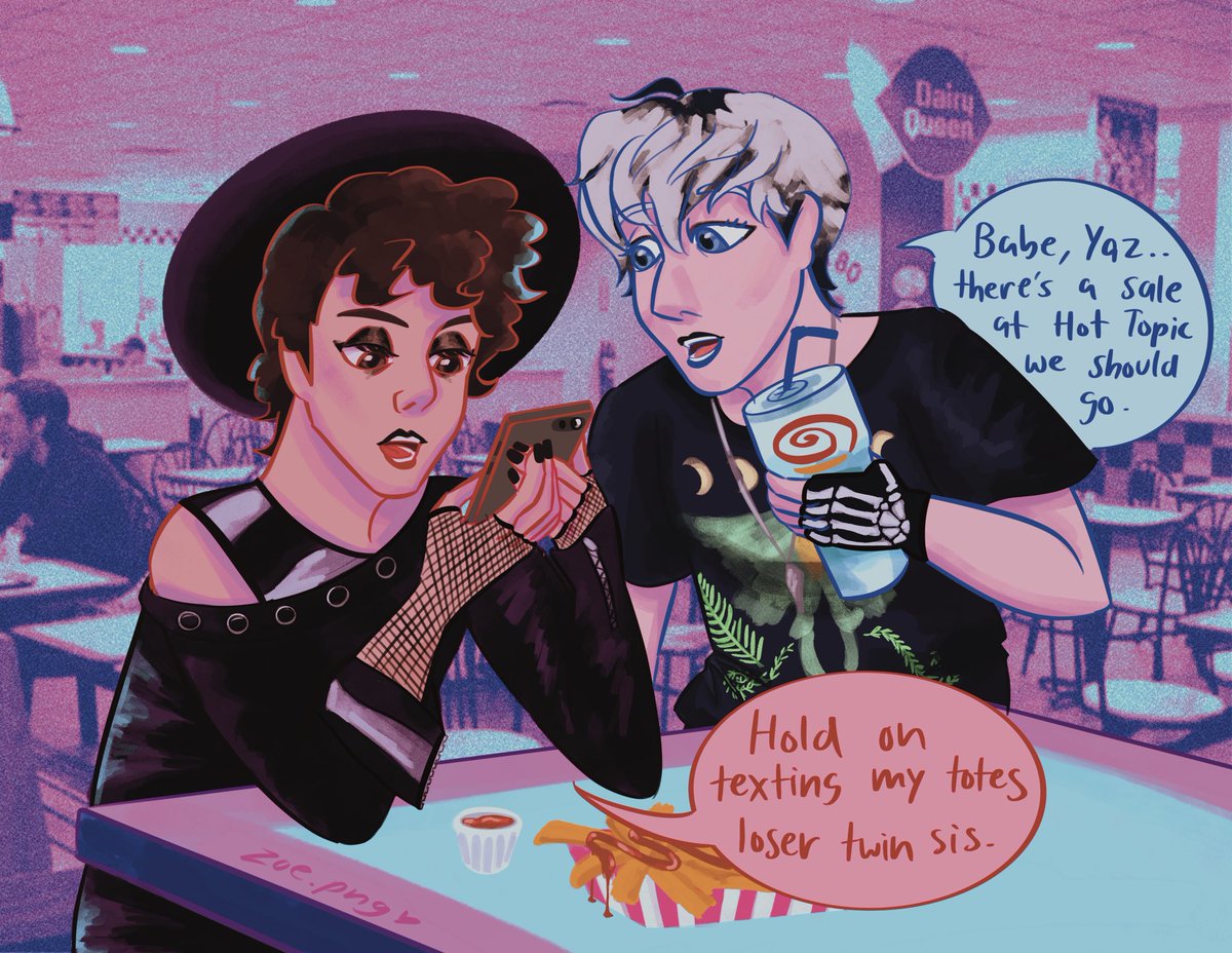 zoepngs's tweet image. 2000s mall goth phyuri anyone? #phan #phanart #danandphil