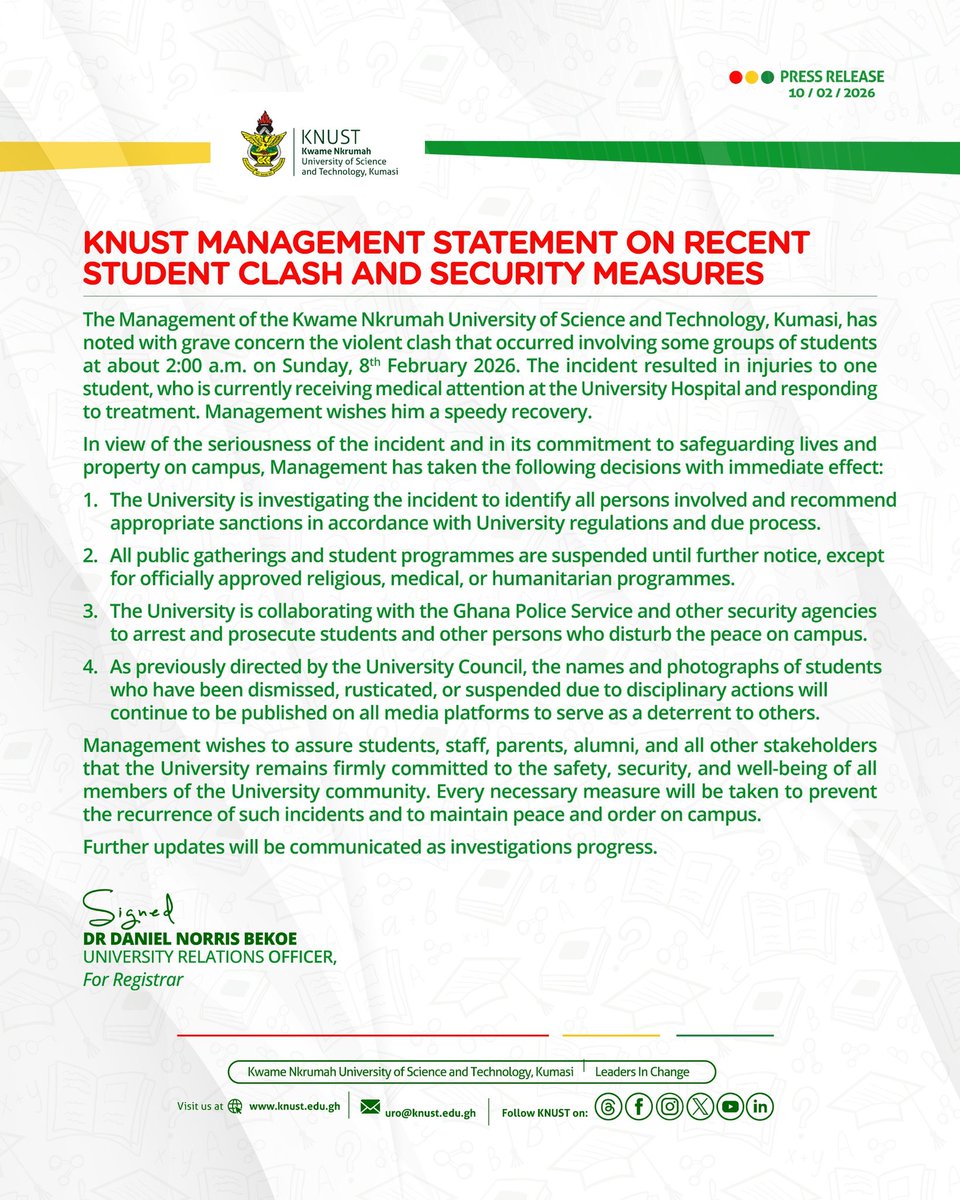 DoSA KNUST tweet media