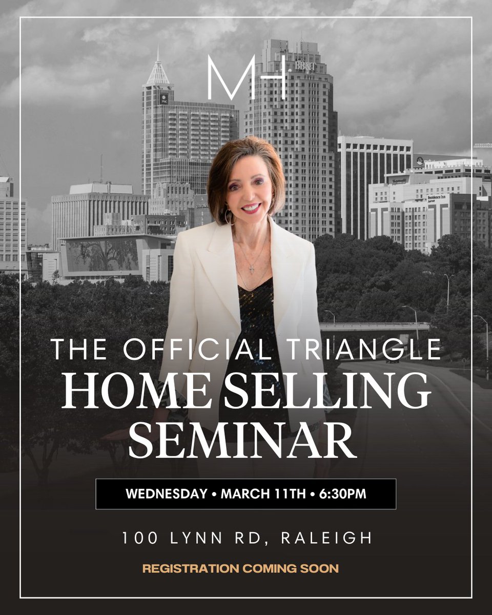 Most sellers think their Zestimate is a strategy. It isn’t.

Small, in-person Raleigh session coming soon on what actually protects a seller’s bottom line.  

Reply “SEMINAR” and we’ll send details when registration opens.

#RaleighRealEstate #TriangleRealEstate
