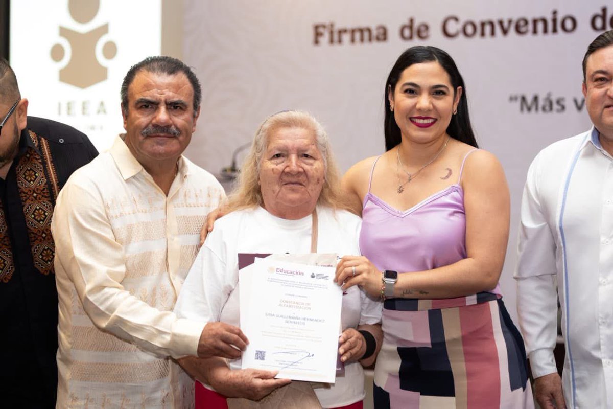 Con la presencia de Armando Contreras Castillo, director general del  Instituto Nacional para la Educación de los Adultos📖, firmamos un convenio de colaboración con esta dependencia para fortalecer una ruta de trabajo conjunta que garantice que nadie se quede atrás por no haber