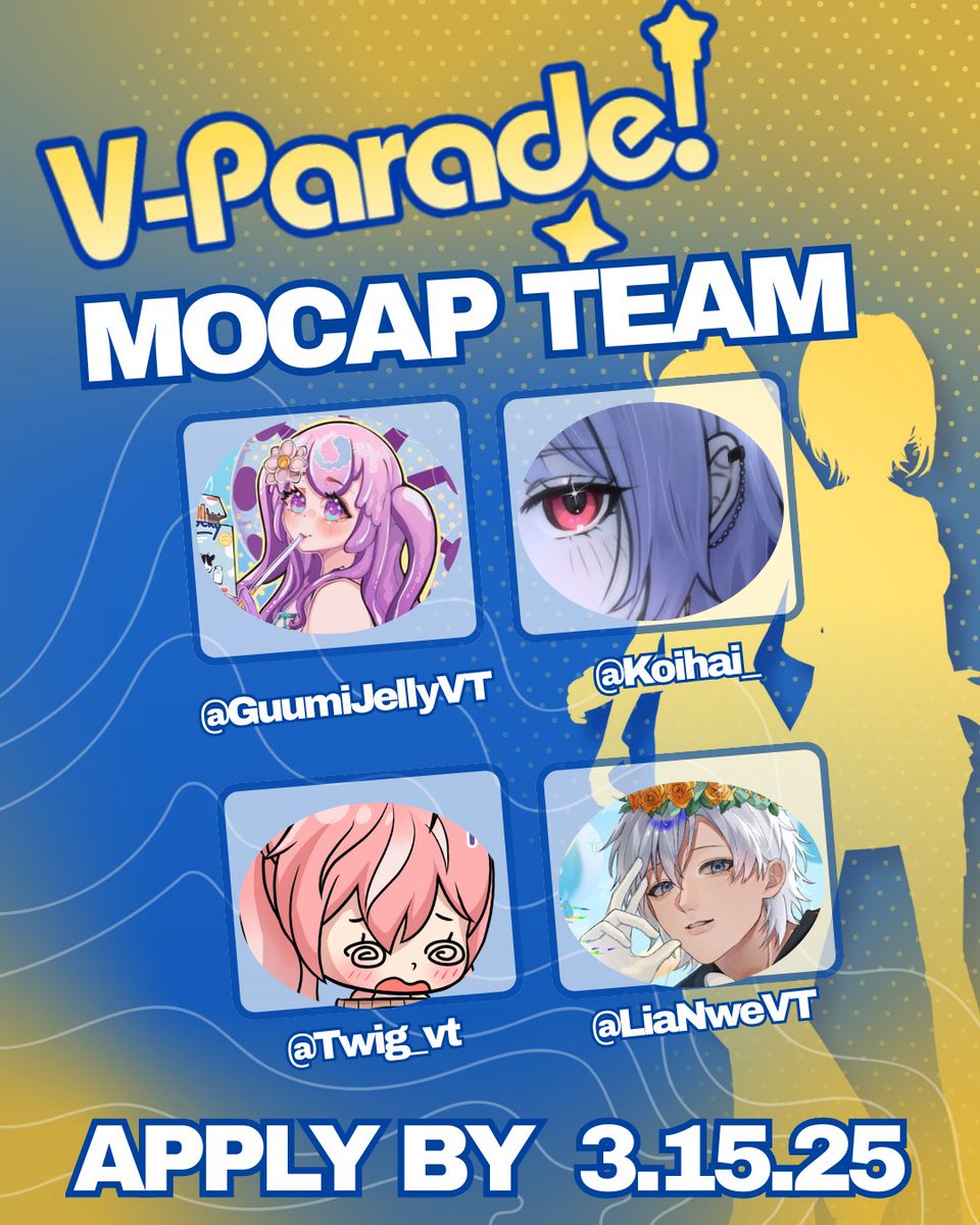 💃MOCAP TEAM💃
💜<a href="/Koihai_/">Koihai 🌹🦇</a>
💚<a href="/LiaNweVT/">Lia 🌩️🖊️ | Stream Hiatus!!!</a>
💜@guumiJellyVT