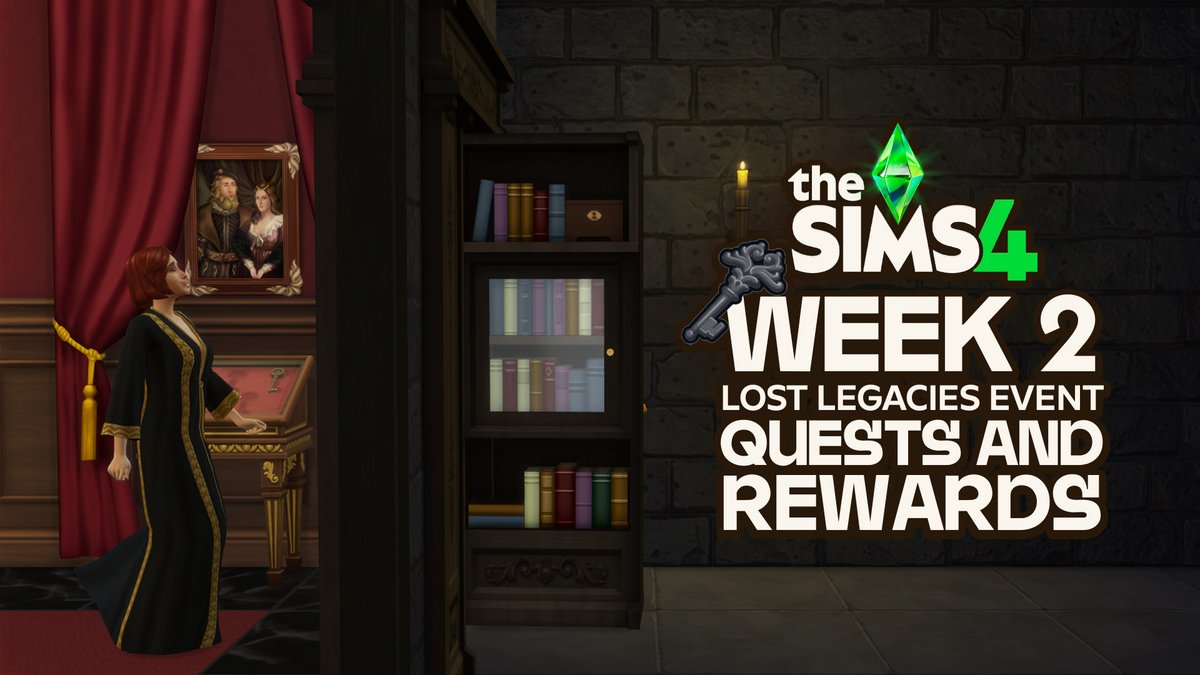 TheSimCommunity's tweet photo. Another week, another two quests ☑️ Check out our guide on how to complete #TheSims4 Lost Legacies Event Week 2, and the Rewards up for grabs! 🎁
>> https://t.co/6SomCXhJik https://t.co/x1eoZuulll