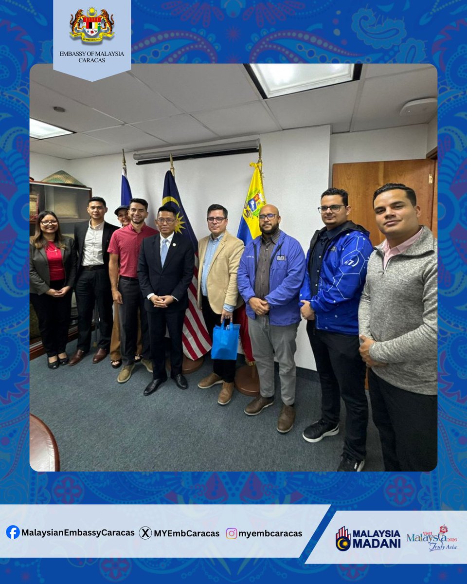 MYEmbCaracas's tweet photo. On 4 February 2026, the ASEAN Committee in Caracas Secretariat met with the Chacao Municipal Council, led by Mr. Oscar González, for a productive exchange of views. https://t.co/zsPqosJ52z
