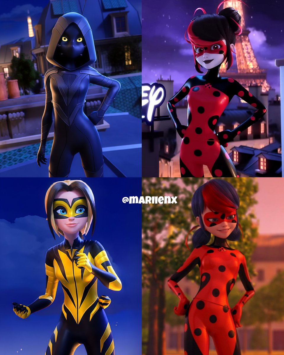I love their menacing looks 🛐

#MLBS6Spoilers #mlbtwt #MiraculousLadybug