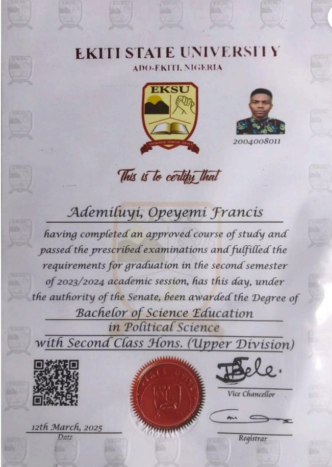 Opeyemi F Ademiluyi tweet media