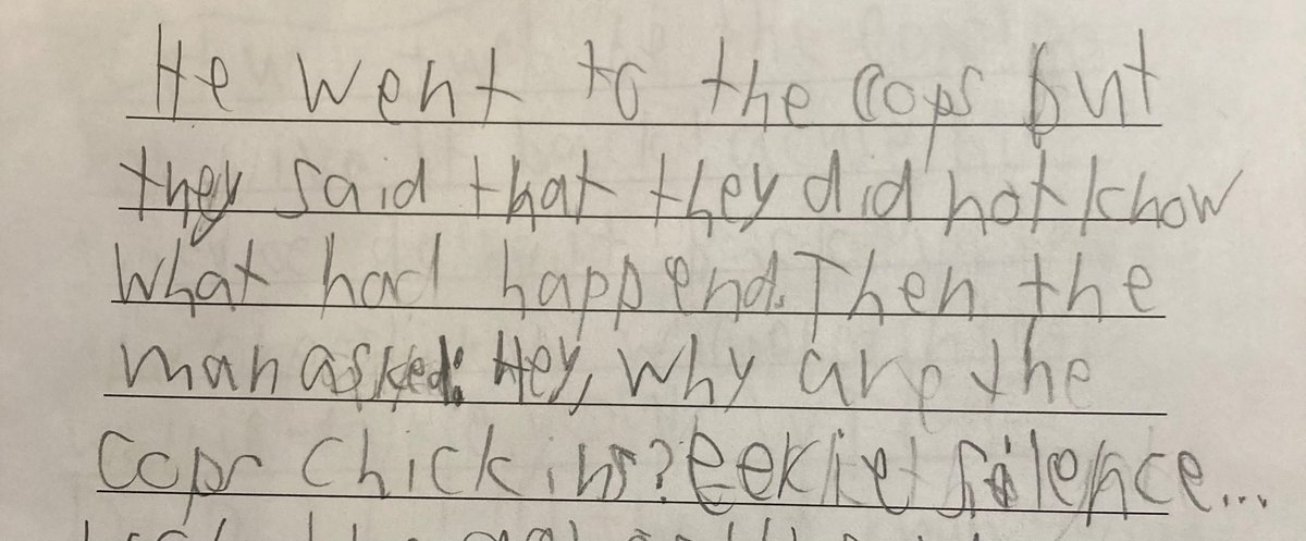 Awesome story he’s writing