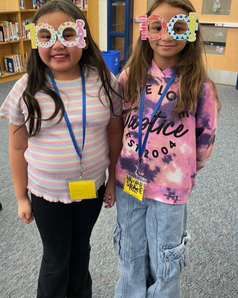 vbschools's tweet image. Our VBCPS students are 100 days wiser! 🎉

Students across VBCPS celebrated the 100th day of school by reflecting on learning, growth, and all they’ve accomplished so far.

#WeAreVBSchools #100thDayofSchool