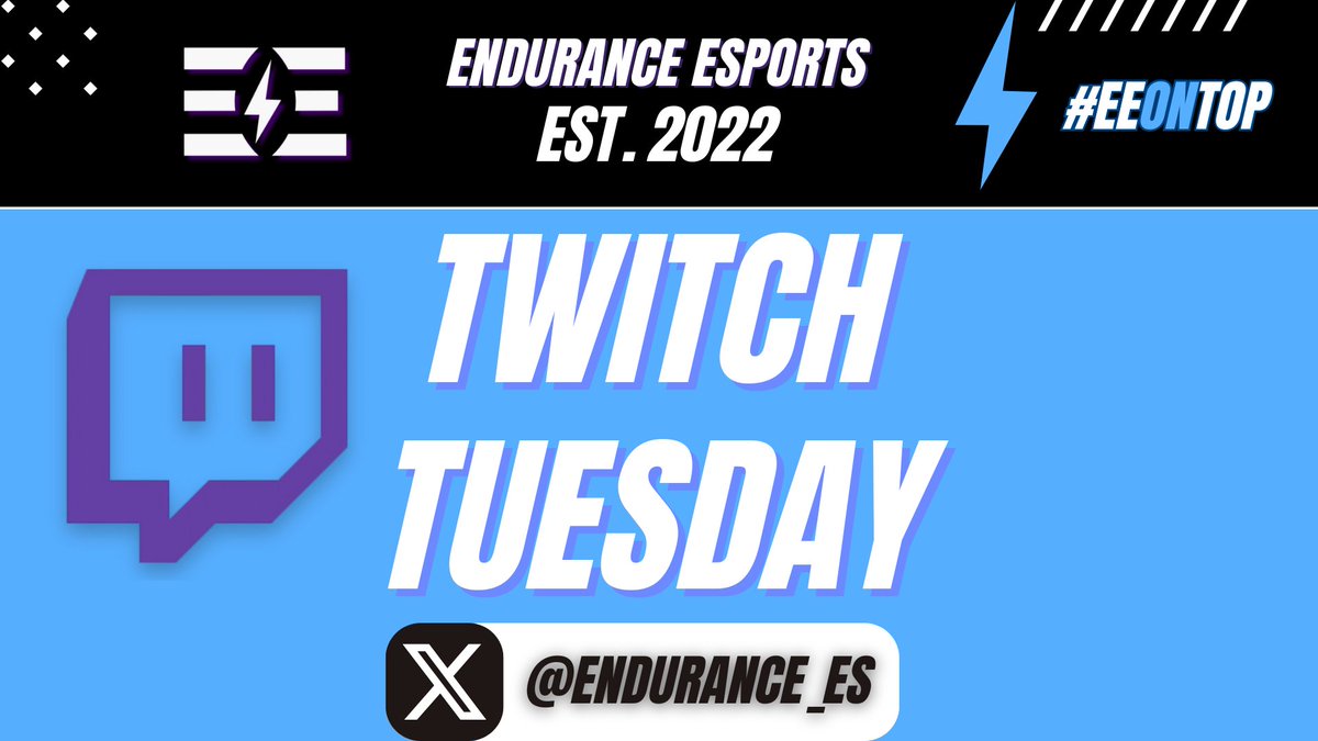 🚨 TWITCH TUESDAY 🚨

Going live today?🟣

Drop your Twitch link + stream time below 👇

Let’s raid, lurk, and show love to the EE fam!💪
Nobody grinds alone.🫡
#EEonTop #TwitchTuesday