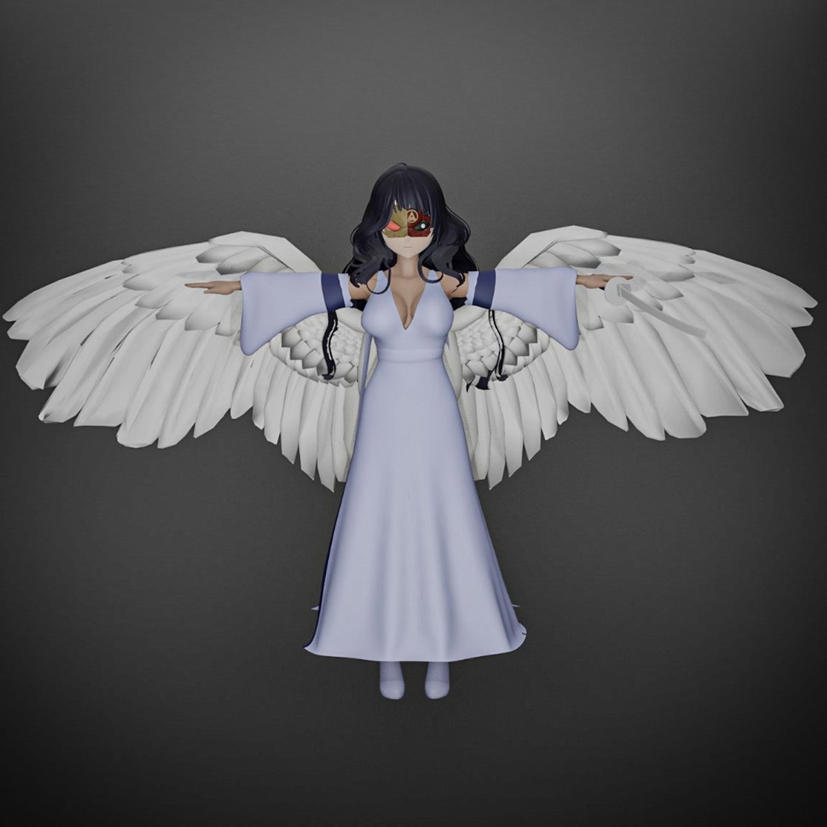 GooofyTrix's tweet photo. Unveiling an epic duality: The Kitsune Queen &amp; The Celestial Angel 💜

Your vision, rendered.
 ( Jets ❤ ) on Discord!  

It's more than just an avatar it's a statement.  

#3DArt #AnimeAvatar #VRChat #CustomProject #Kitsune #FantasyArt #CharacterArtist #3DCommission https://t.co/ekQUdQHCnt