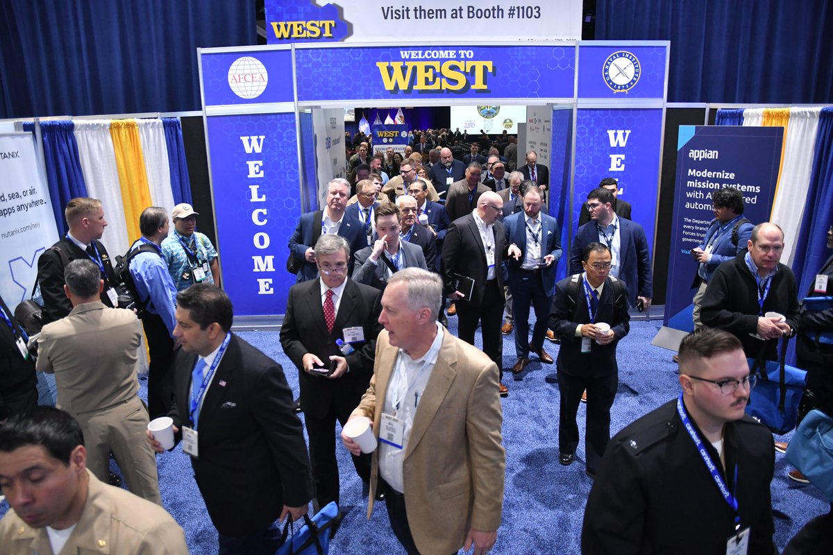 AFCEA's tweet photo. Day 1 at #WEST2026 and it’s already a full house. 🚀

📷 Karras Photography https://t.co/F3jFcPmHkX