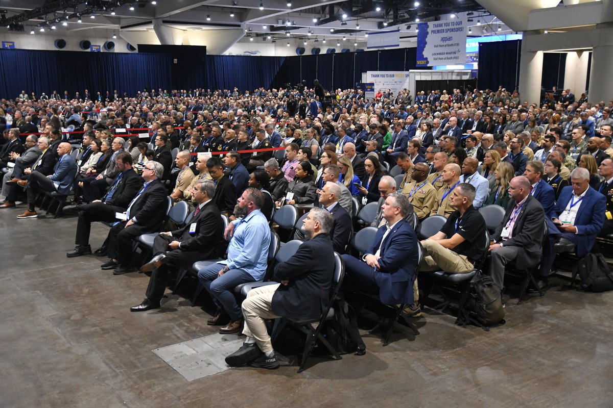 AFCEA's tweet photo. Day 1 at #WEST2026 and it’s already a full house. 🚀

📷 Karras Photography https://t.co/F3jFcPmHkX